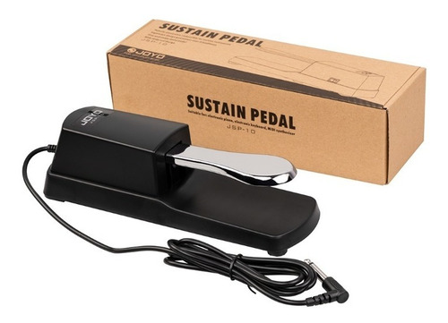 Imagen 1 de 6 de Pedal Sustain Para Teclado Joyo Jsp-10 Polaridad Reversible