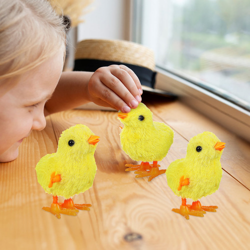 Juguete De Peluche Para Pollitos Con Forma De Pollo, 12 Unid