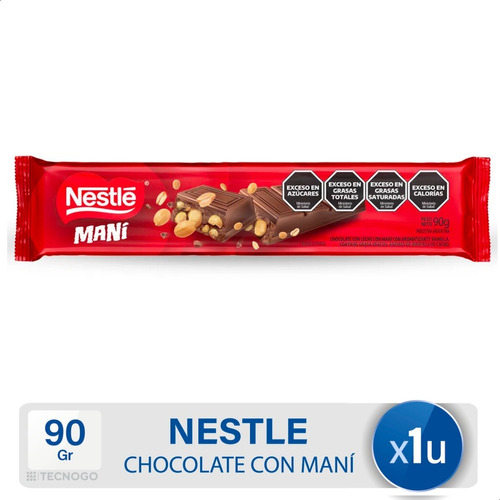 Chocolate Nestle Con Mani Tableta - Mejor Precio