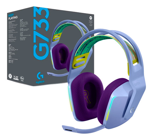 Audifono Gamer Inalambrico Logitech G733 Headphone:x 2.0 Rgb