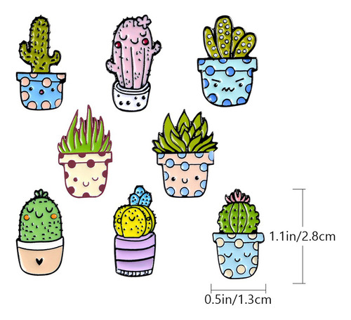 Broche De Solapa Para Hombre Con Forma De Cactus, Delicado,