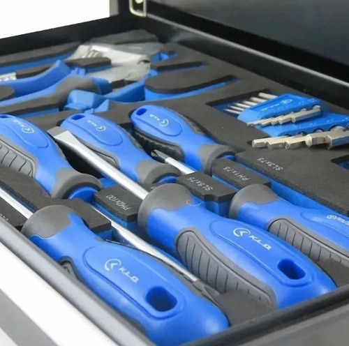 Juego Set Herramientas Tubos 133 Piezas Caja Metal Kld Ht