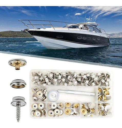 ... Kit De Broches De Lona De Acero Inoxidable, 152 Uds.,