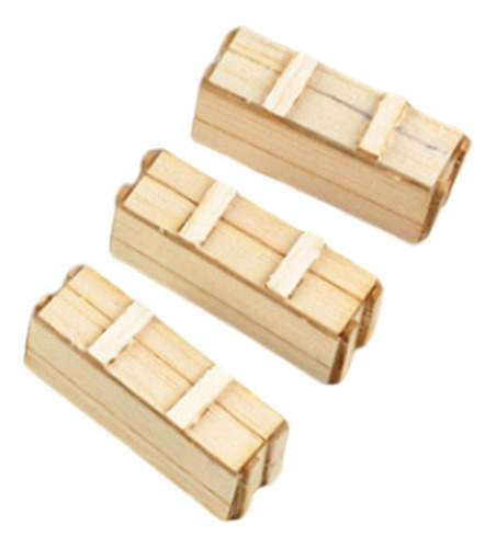 1/35 Caja De Madera Modelo De Construcción O Estilo