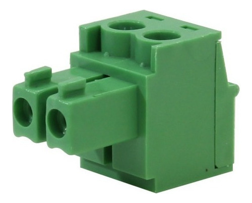 Borne Pci Fêmea 2 Vias Passo 3,81mm Verde Br7 (i)