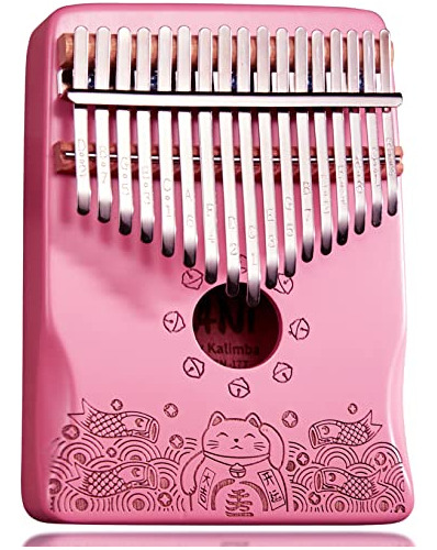 Tienclef Kalimba Thumb Piano 17 Llaves Con Notas Grabadas