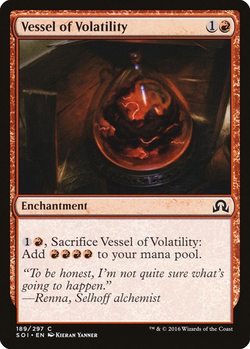 Mtg Vessel Of Volatility X4 Playset Shadow Over Innistrad