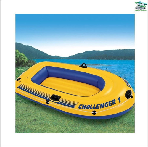Imagen 4 de 9 de Bote Inflable Challenger 1 Sin Remos Ni Bomba Rio Playa Mar