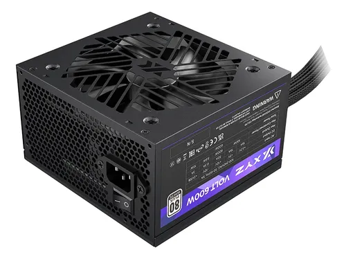 Fuente Poder Xyz Volt 600w Certificada 80+ White