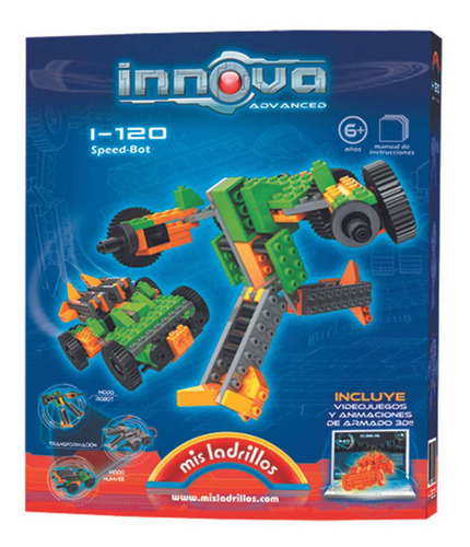 Mis Ladrillos Innova Robot Transformable Vehiculo 120 Piezas