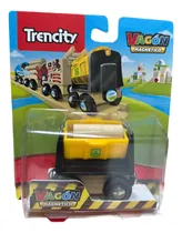 Comprar Trencity Vagones Varios Modelos Trenes Iman Y Madera Vagon Amarillo Unico