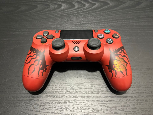 Control Dualshock 4 Monster Hunter Rathalos Ps4 Original Rojo (Usado)