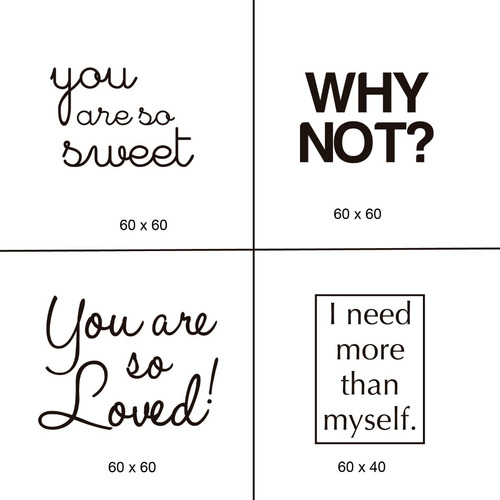 Imagen 8 de 10 de Vinilos Decorativos De Pared - Frases Palabras