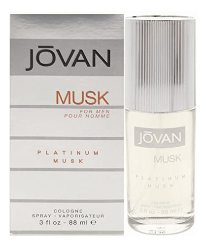 Jovan Platinum Musk By Jovan Cologne Spray 3 Oz / 90 Ml