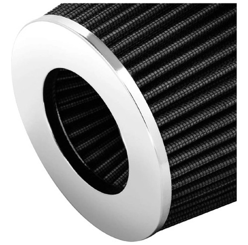 Filtro Conico Grande Universal 3 Pulgadas Color Negro