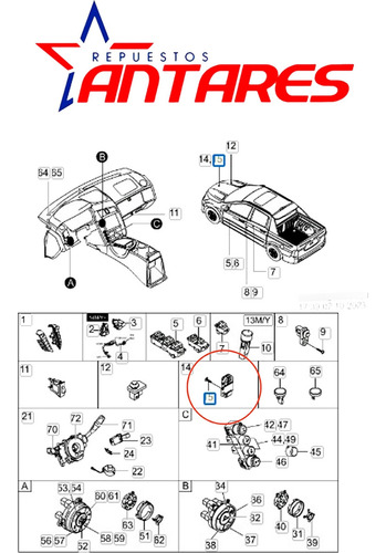 Sensor Temperatura Ambiente Para Actyon 2012 2021