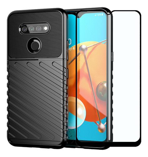 Funda Case Silicona Para LG K51 + Mica