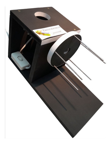 Maquina Giratoria Para Resina Tumbler Tuner Negro Mate