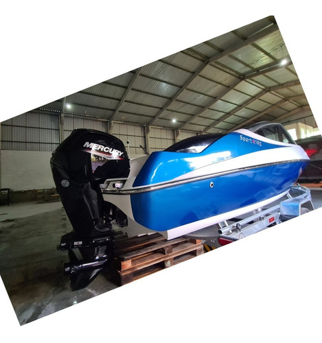 Imagem 3 de 25 de Lancha 19 Pês Nova-pronta Entrega Mercury 100 Hp 7 Lugares
