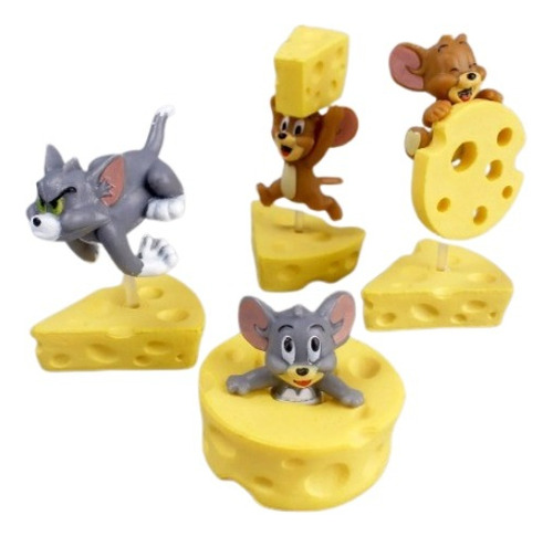 Kit 4 Bonecos Tom E Jerry - Pronta Entrega