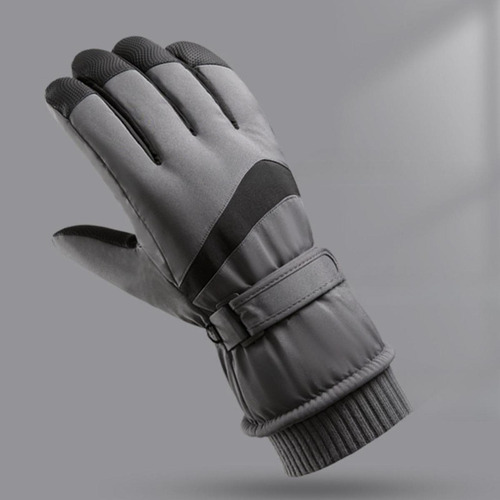 Guantes Cálidos De Invierno Con Pantalla Táctil Y Gris