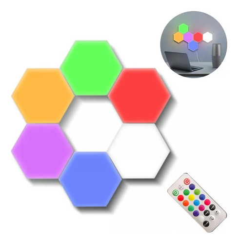 Luz Gamer Hexagonal Control App (no Usa Pilas) Diy