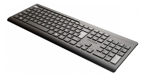 Teclado Soft Sem Fio Pcyes, Wireless, Abnt2 Preto - Ptosfwab Preto Português Brasil
