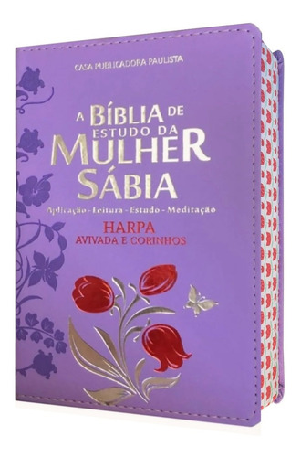 Bíblia De Estudo Da Mulher Sábia Lilás