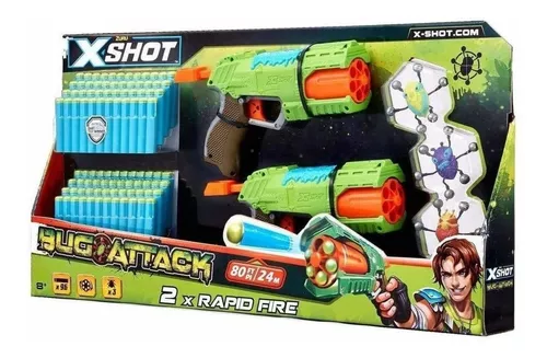 Lançador de brinquedo X-Shot para crianças 8 anos