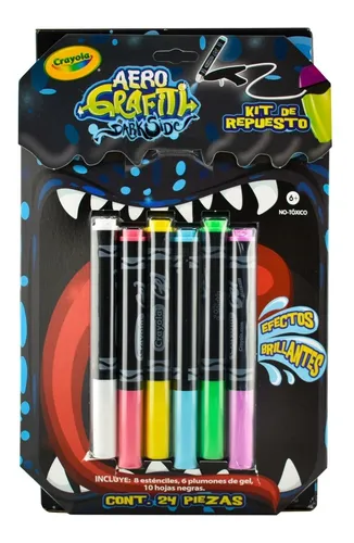 Aerografiti Darkside 45 Pz Edicion Especial Crayola Env o gratis