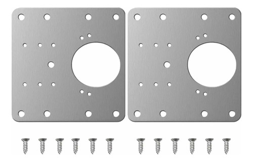 Kit De Placas Metálicas Para Reparación De Bisagras 2 Placas