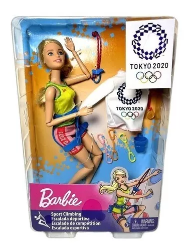 Barbie Desportista Jogos Olímpicos Escalada - Autobrinca Online