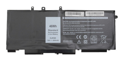 Bateria Compatible Con Dell Latitude 5290 7.4v Y 7.6v