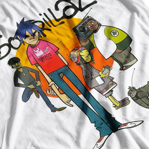 Playera Gorillaz New Gold Song Machine Sit, Season One