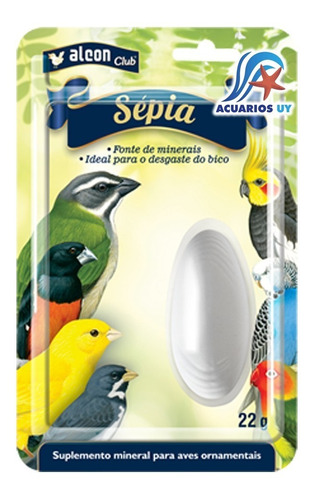 Piedra De Calcio Mediana Para Aves, Loros. Labcon Sépia 22g