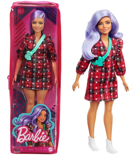 Barbie Doll 157 Cabello Morado