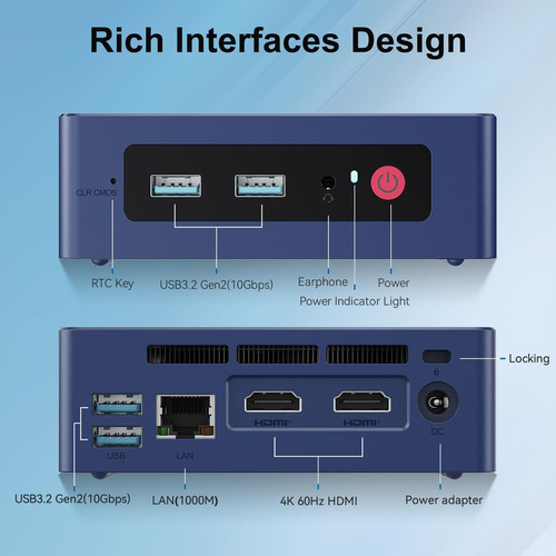 Beelink Mini S13 Mini Pc, 13º Intel Twin Lake-n150 (hasta 3.
