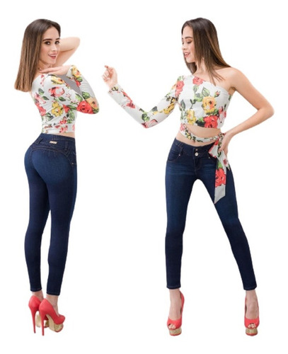 Jeans Para Mujer Levanta Pompa Stretch Savi Jeans 3133