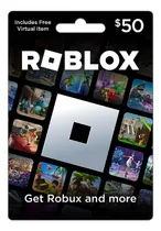Comprar Tarjeta Fisica Roblox Gift Card 50 Usd Entrega A Domicilio!