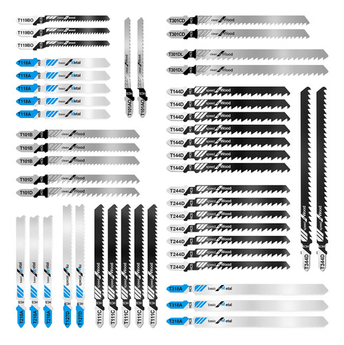 Juego De Cuchillas De Sierra De Calar 48 Piezas, Para Cortar