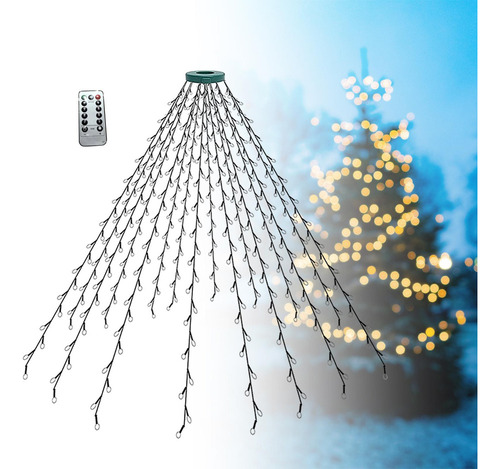 Luces De De Navidad Con Anillo De 3m 400 Luces Luz Cálida