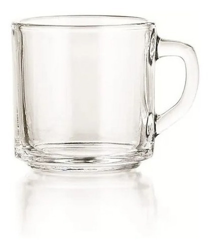 Tazas Para Cafe De Vidrio Tarro Liso 320 Ml 10.8 Oz