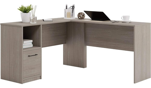 Sauder Beginnings L-desk, L: 51.02  X W: 59.06  X H: 28.50 ,