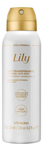 Antitranspirante em spray O Boticário Lily Lily lavanda
