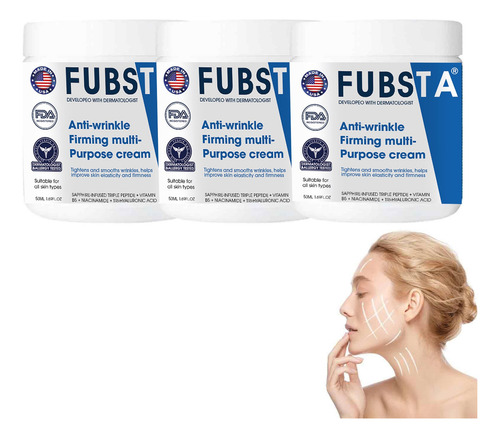 Crema Reafirmante Y Reductora De Arrugas Avanzada Fubsta, .