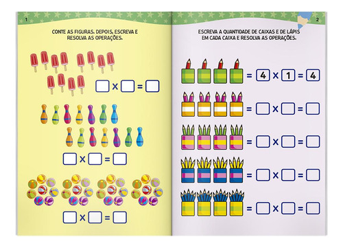 Aprenda Em Casa - Matemática - Multiplicação, De © Todolivro Ltda.. Editora Todolivro, Capa Mole Em Português
