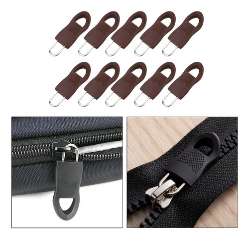 Xd 2 X 10x Desmontable Zip Fixer Zipper Tags Reparación Pull