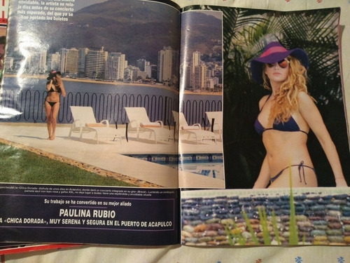 Ana Barbara Y Reyli Con Su Hijo, Paulina Rubio, Colate. (Usado)