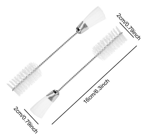 2 Piezas Cepillos De Máquina De Coser Polvo De Areras De
