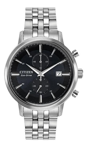 Citizen Dress Classic Black Dial Ca7068-51e Color de la correa Plata Color del bisel Plata Color del fondo Negro